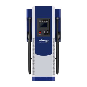 TommaTech 60-120-180 kW 400A Booster DC Yüksek Hızlı Kablolu Elektrikli Araç Şarj İstasyonu