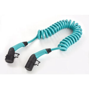 Volti Elektrikli Araba Tip-2 Spiral Şarj Kablosu 22 KW 32A Tip-2 Trifaze