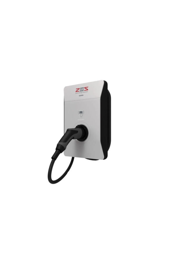 ZES EVC04 22 kW 5 m. Kablolu Kare Kasa Elektrikli Araç Şarj İstasyonu - Görsel 2