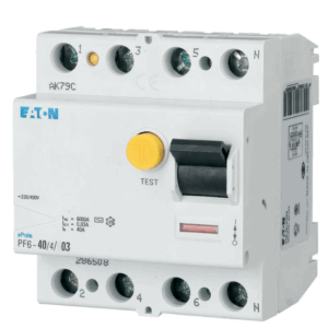 EATON Kaçak Akım Koruma Rölesi 4x40A 30mA – Eaton PF6-40-4-03
