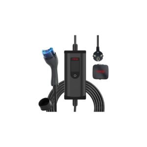 Mioji Mio 717 3.5KW/16A 2.4 LCD Ekran IP65 Suya Dayanıklı Taşınabilir Elektrikli Araç Şarj Cihazı