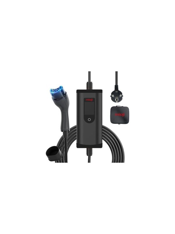 Mioji Mio 717 3.5KW/16A 2.4 LCD Ekran IP65 Suya Dayanıklı Taşınabilir Elektrikli Araç Şarj Cihazı