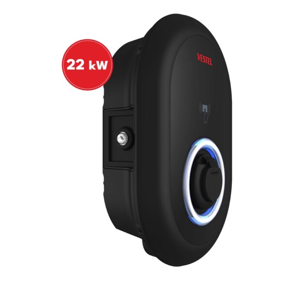 Vestel EVC04 22kW Elektrikli Araç Şarj İstasyonu - Görsel 2